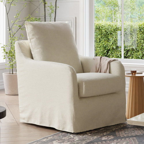 Namesake Reese Slipcover Swivel Glider & Reviews | Wayfair