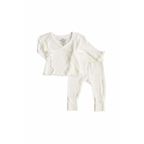 2pc Waffle Crossover Top & Bottom in Gardenia | Caden Lane