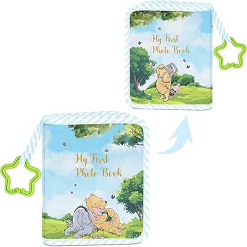 My First Family Photo Album, Toddler photo album, Winnie Baby Shower Memory Birthday Gift, Winnie Baby Photo Album, Baby Family Photo Book, My First Photo for Baby 5.5 x 7 inch