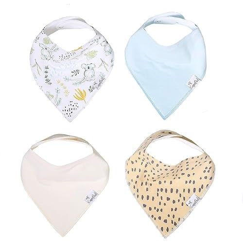 Copper Pearl Baby Bandana Drool Bibs for Drooling and Teething 4 Pack Gift Set Aussie