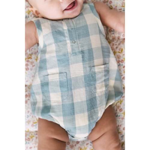 Pocket One-Piece, Checkmate Pond - Pehr | Maisonette