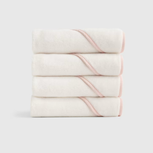 Organic Turkish Cotton Baby Hooded Towel Set 4-Pack
