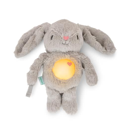 Ingenuity Sylvi Cuddle Pal Daytime Baby Soother, Cry Activated, 8 Soothing Songs, 0+M - Plush Bunny