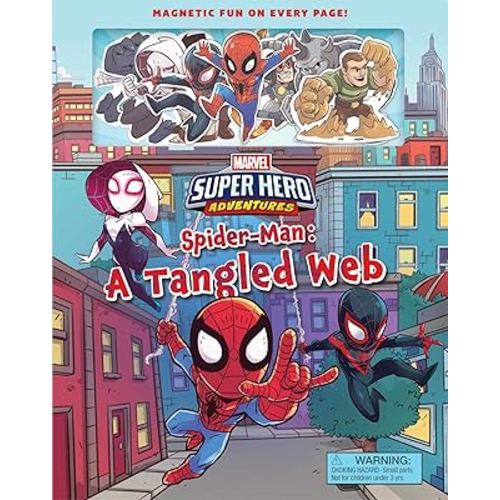 Marvel's Super Hero Adventures Spider-Man: A Tangled Web (Magnetic Hardcover)