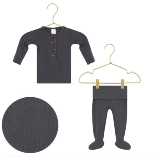 Hudson Ribbed Top + Bottoms