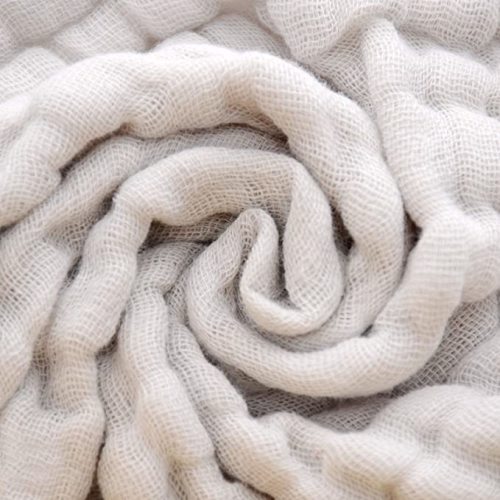 MUKIN Baby Washcloths - Natural Cotton Baby Wipes - Soft Newborn Baby Face Towel for Sensitive Skin- Baby Registry as Shower, 10 Pack 12x12 inches - Grey