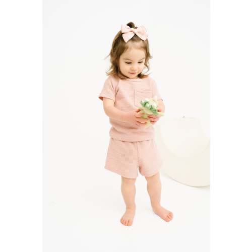 Rosewood Blush Waffle Pocket Set