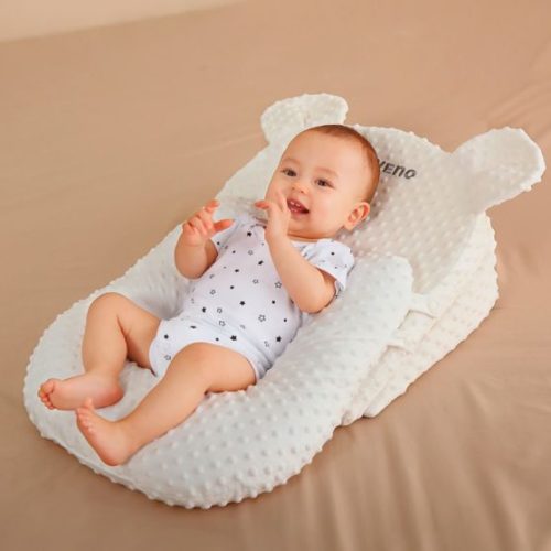 Newborn Baby Rest & Comfort Pillow 2: Anti-Roll and Reflux-Resistant Sleep Support - Go Garden Store
