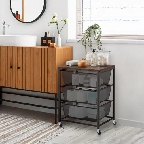 Edifice 3-tier Mesh Basket Cart | Costco