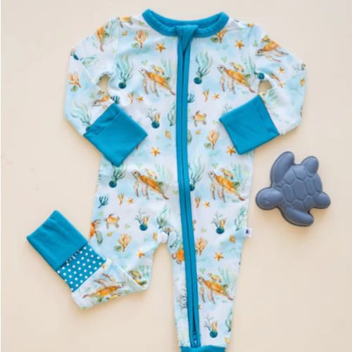 Flexi-Fit Zip PJ - Turtle - Luxe Bamboo