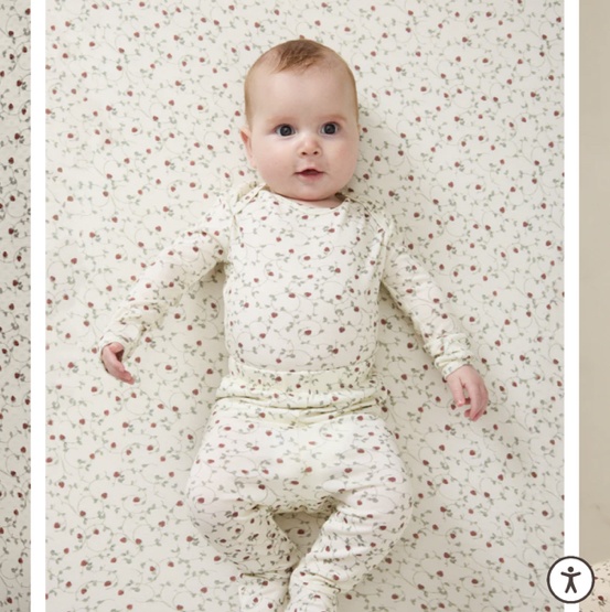 Strawberry Baby Sleep Set
