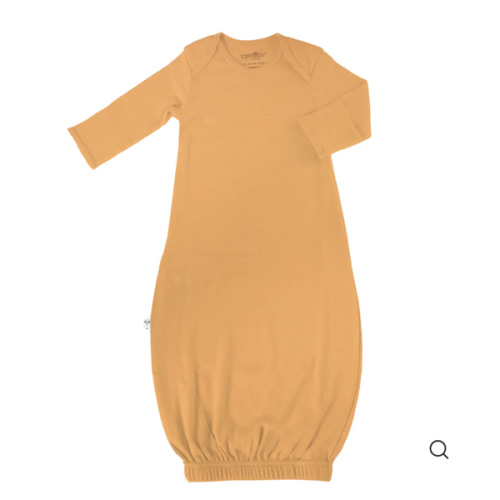 Merino Wool Baby Gown |Natural Merino Wool Baby Sleepwear – Woolino
