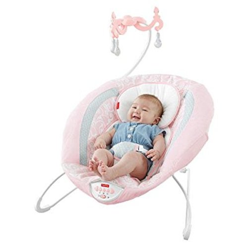 Fisher-Price Pearl Chandelier Deluxe Bouncer, Pink
