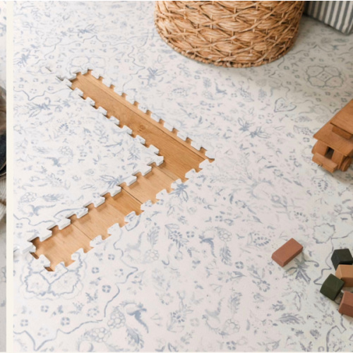 Delft Blue Floral Play Mat | Emile - Little Nomad | House of Noa