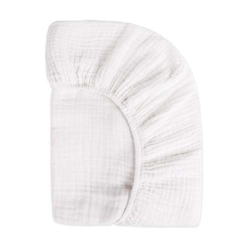 Mini Crib Sheet in GOTS Certified Organic Muslin Cotton