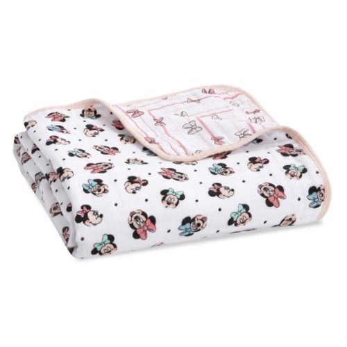 Disney's Minnie Rainbows Muslin Blanket | aden + anais