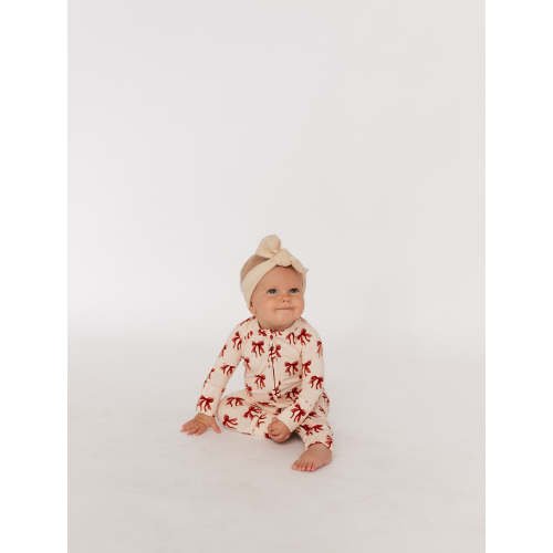 Infant Romper in Christmas Bows