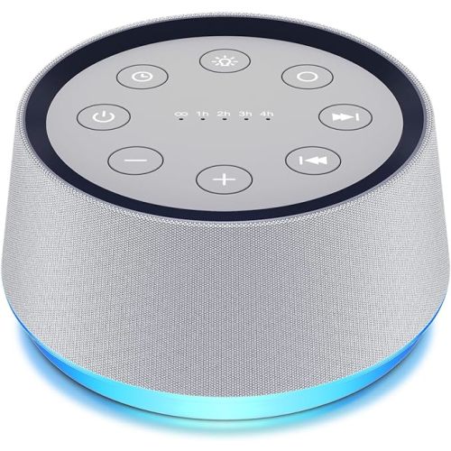 Brown Noise Sound Machine White Noise Machine with 30 Soothing Sounds for Sleep 12 Colors Night Light for Baby Adults Kids Sleep Machines 36 Volume Levels 5 Timers for Home Office Travel