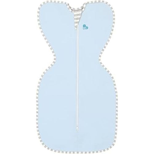 Love To Dream Swaddle UP, Blue, Newborn, 5-8.5 lbs., Dramatically better & Allow baby to sleep in their preferred arms up position for self-soothing, snug fit calms startle reflex