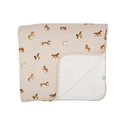 Horses Small Ribbed Toddler Blanket
– Brave Little Ones