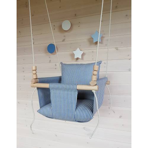 Linen Baby Swing