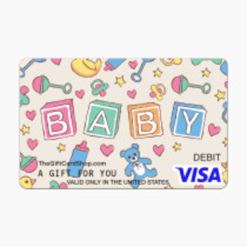 The Gift Card Shop Visa Baby Blocks eGift Card - 25