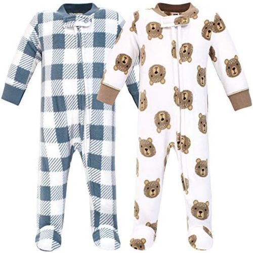 Hudson Baby Unisex Baby Fleece Sleep and Play