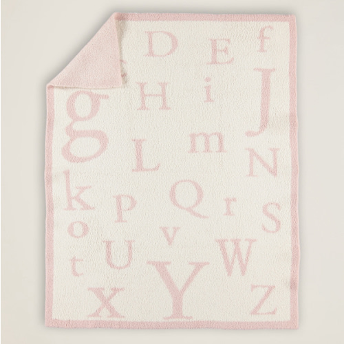 Pink CozyChic® ABC Blanket