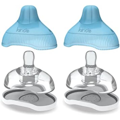 Kiinde Twist Active Latch Nipples for Breast Milk or Formula Feeding - Medium Flow (2 Pack)