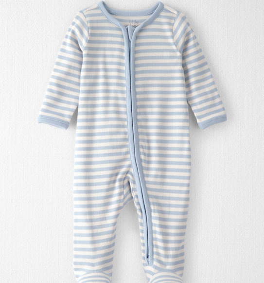 Baby Organic Cotton Sleep & Play Pajama in Stripes - Little Planet | Carter's
