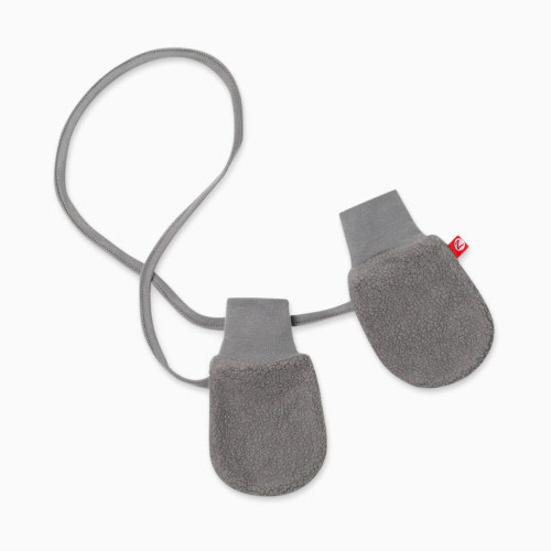 Zutano Cozie Fleece Lined Mitten - Grey