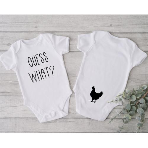 Guess What? Chicken Butt, Funny Baby Bodysuit, Guess What, Chicken Butt