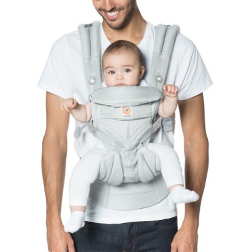 Ergobaby Omni 360 Cool Air Mesh All Position Breatheable Baby Carrier with Lumbar Support, Color: Pearl Gray - Out of Stock
