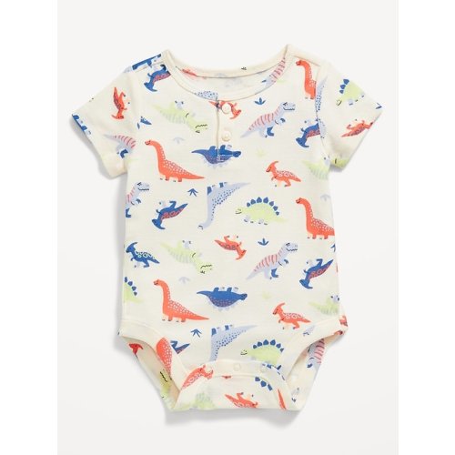 Printed Short-Sleeve Bodysuit for Baby