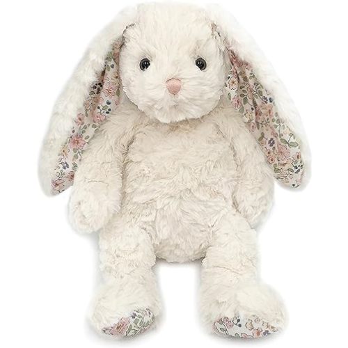 MON AMI Faith The French Bunny Plush Toy | 15" Soft Stuffed Animal | Elegant Nursery Décor & Cozy Companion | Plush Gift for Easter, Baby Showers, Birthdays & Home Accents