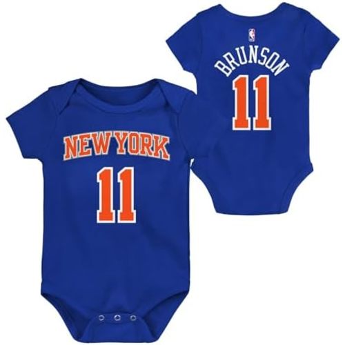 Outerstuff NBA Newborn & Infants 0-24 Official Player Name & Number Jersey Creeper Romper