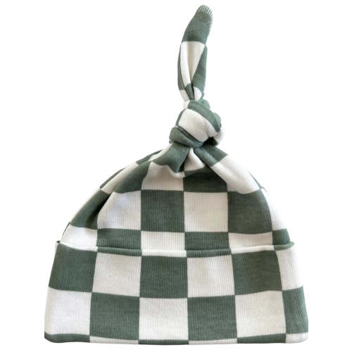 matcha checker beanie