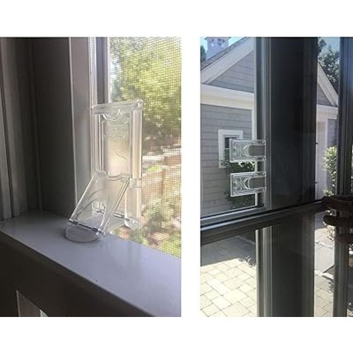 Safety Innovations - Childproof Your Windows and Sliding Doors with Our Window and Door Babyproof Safety Lock, (4-Pack)