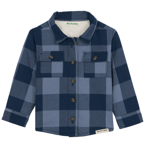 Bass Pro Shops Sherpa-Lined Flannel Long-Sleeve Button-Down Shirt for Baby Boys