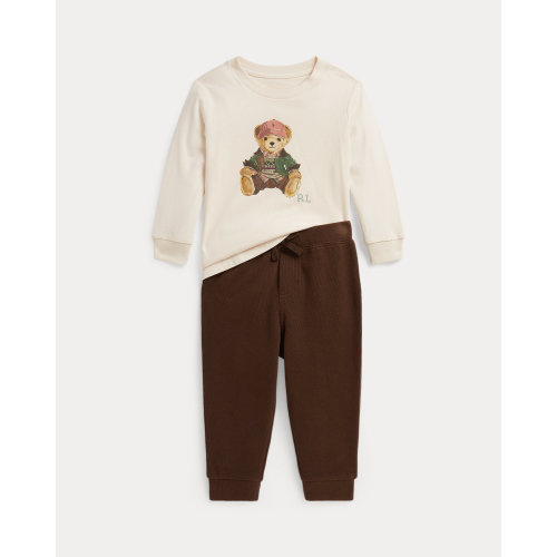 Polo Bear Cotton Tee & Jogger Pant