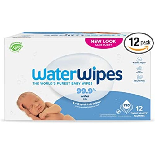 WaterWipes Adult Care Hygiene Wipes, 90ct