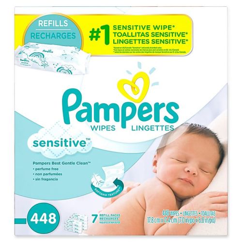 Pampers® Sensitive Wipes 448-Count Refill