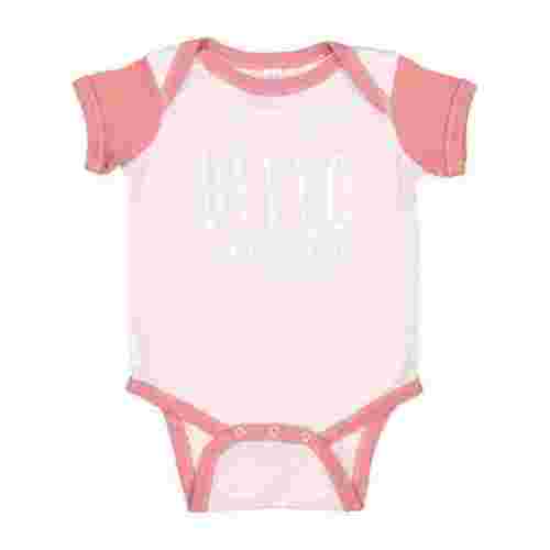 Rabbit Skins, Baby Soft Short-Sleeve Bodysuit , Ballerina Mauvelous, 24 Months