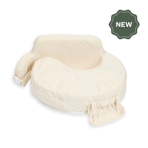 Super Deluxe Oat Nursing Pillow with 100% Organic Cotton Cover