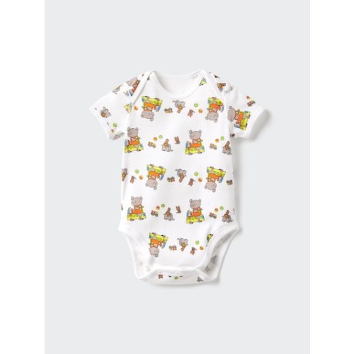 UNIQLO Official | Picture Book Collection Bodysuit/Little Bear Driver