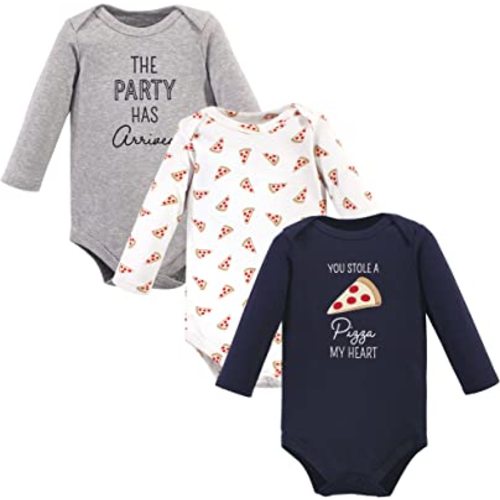 Hudson Baby unisex-baby Cotton Long-sleeve Bodysuits