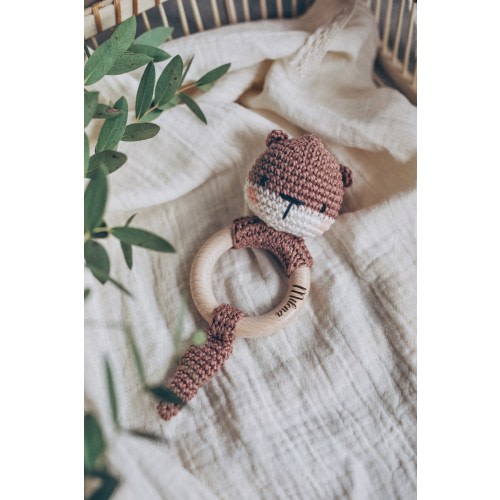 personalized baby rattle Otter / grasping toy otter/ personalized otter