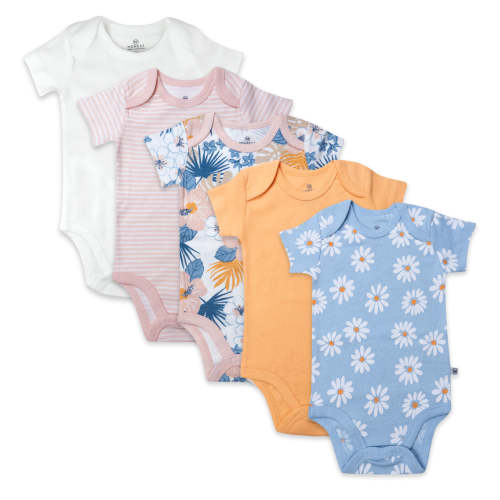 5-Pack Organic Cotton Short Sleeve Bodysuits | Honest Baby Clothing