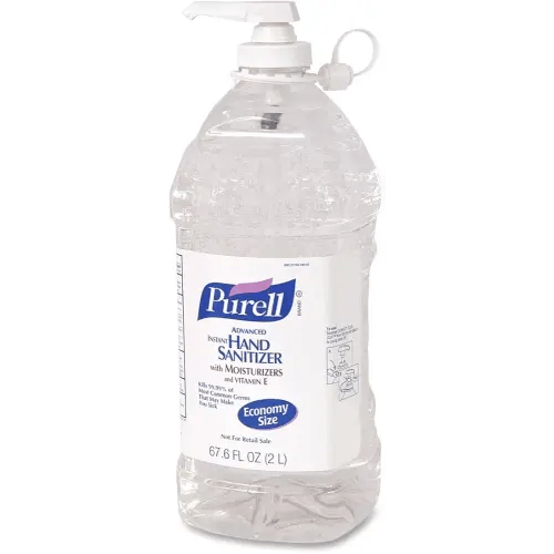 Purell Advanced Hand Sanitizer Refreshing Gel, Clean Scent, 2-Liter Pump Bottle (Pack of 1). 9625-04