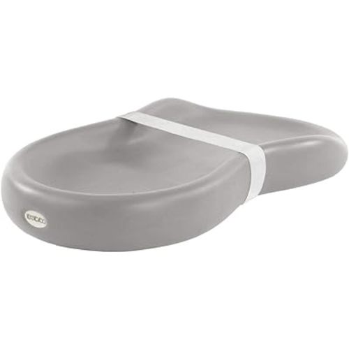 Keekaroo Peanut Changer Grey – The Original Made in USA Easy-to-Clean Changing pad and The only Shell Over Foam, Fully impermeable to Fluid